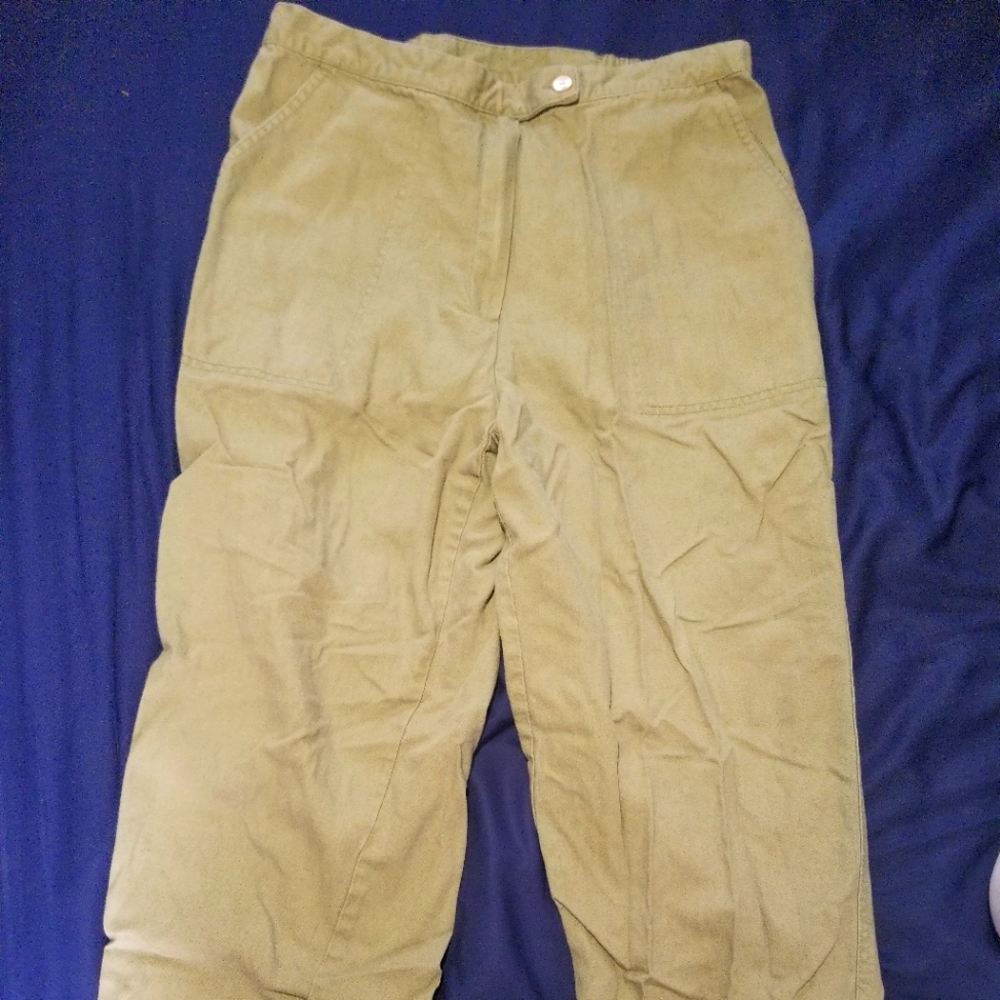 High waisted vintage cargo looking pants